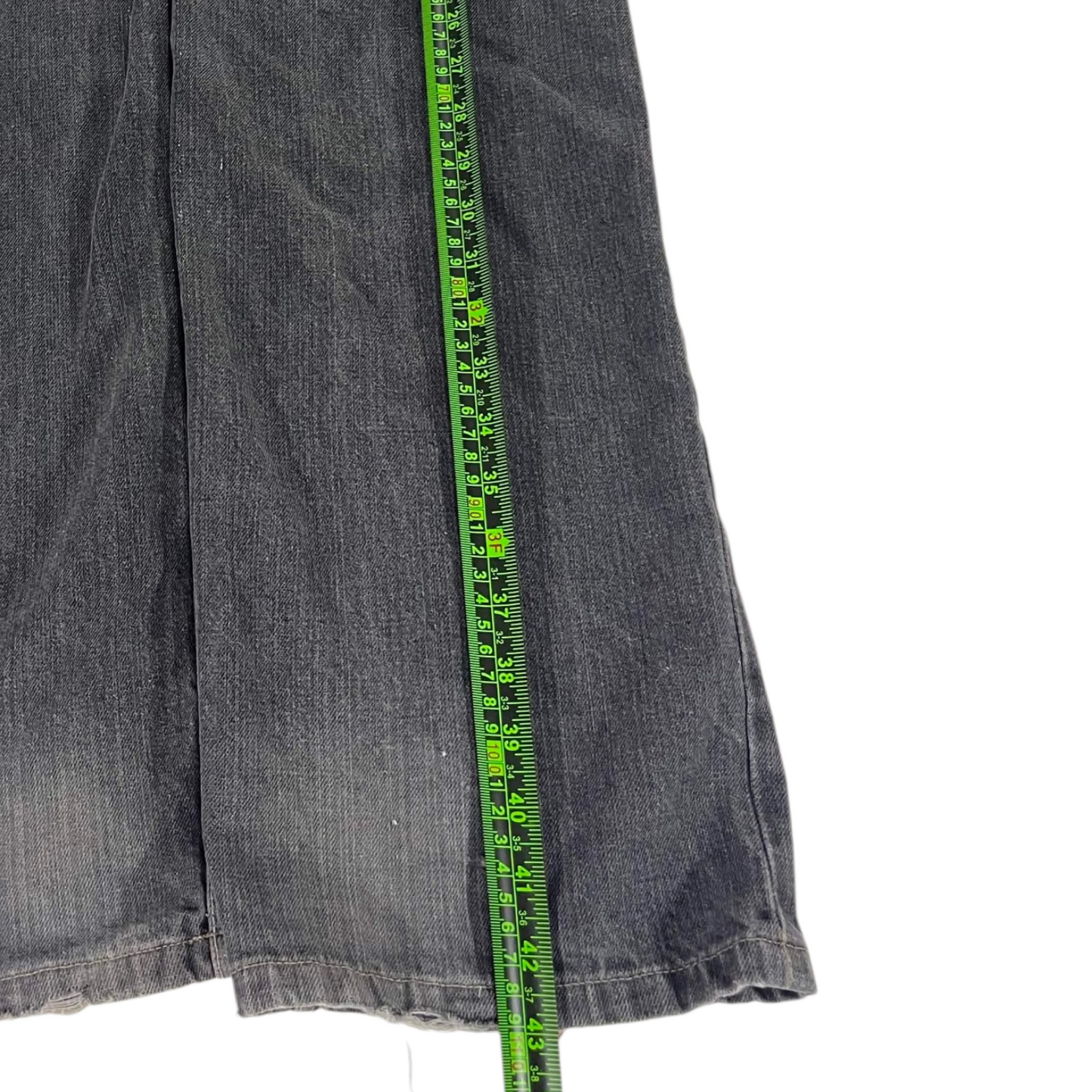 Y2K CHD BLACK DENIM JEANS (34)
