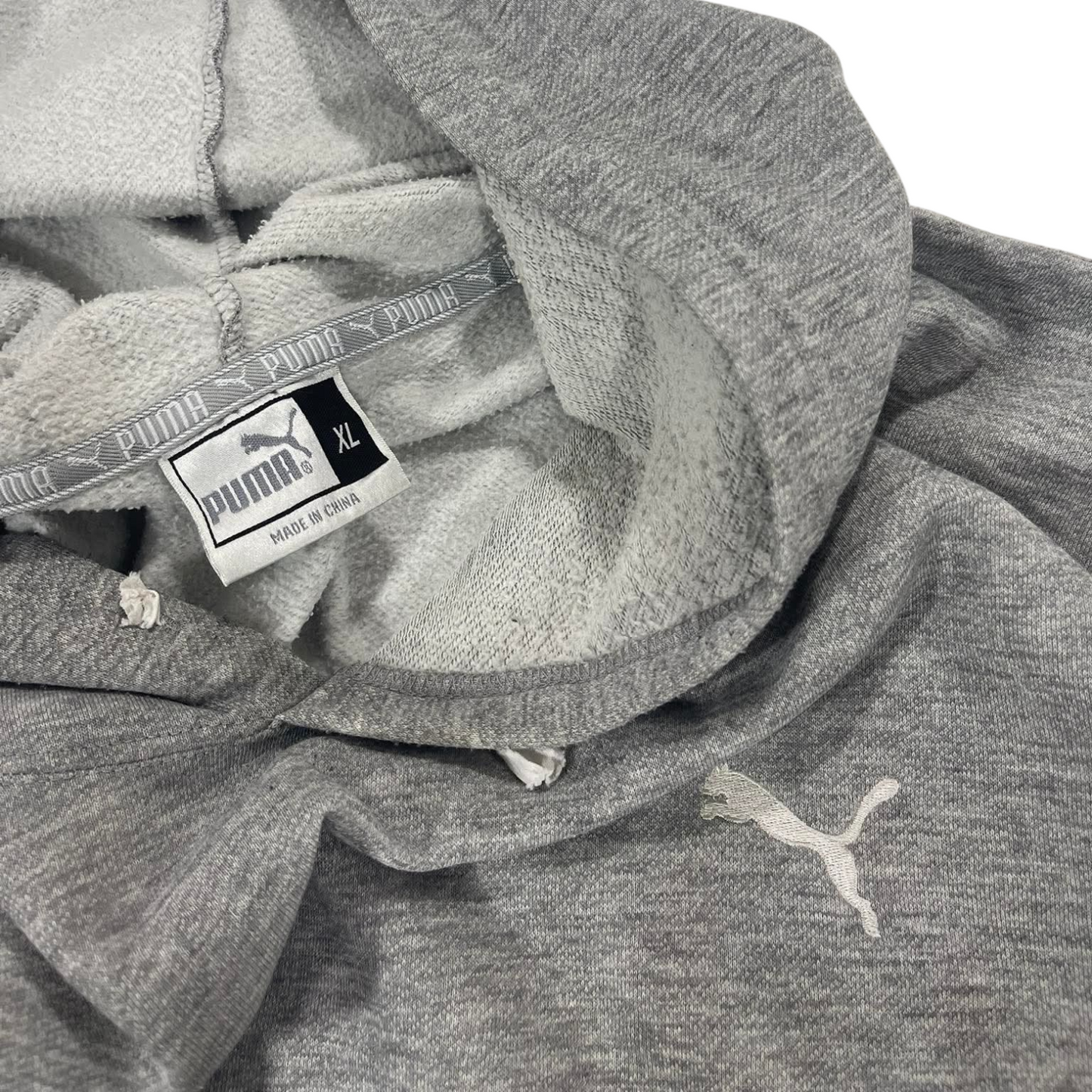 PUMA GREY HOODIE (XL)