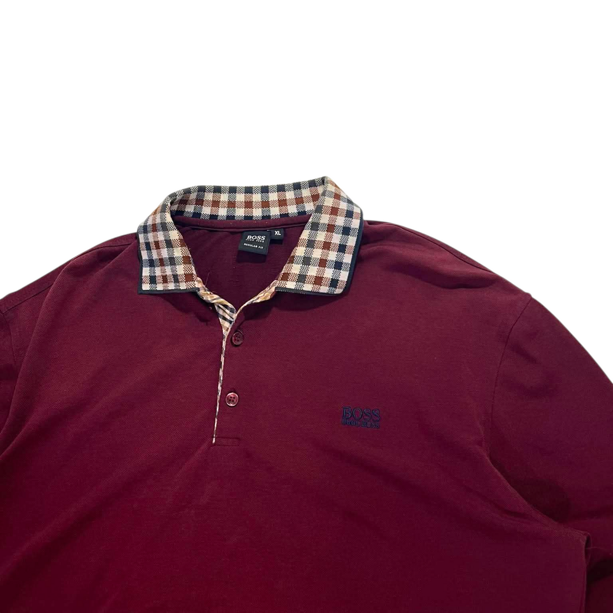 BOSS POLO LONG SLEEVE (BEST FIT LARGE)