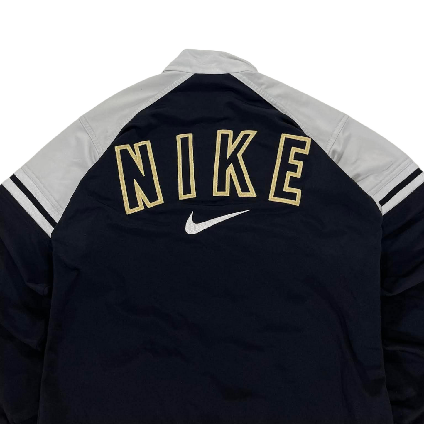 VINTAGE SPELLOUT NIKE QUARTER ZIP TRACK JACKET (M)