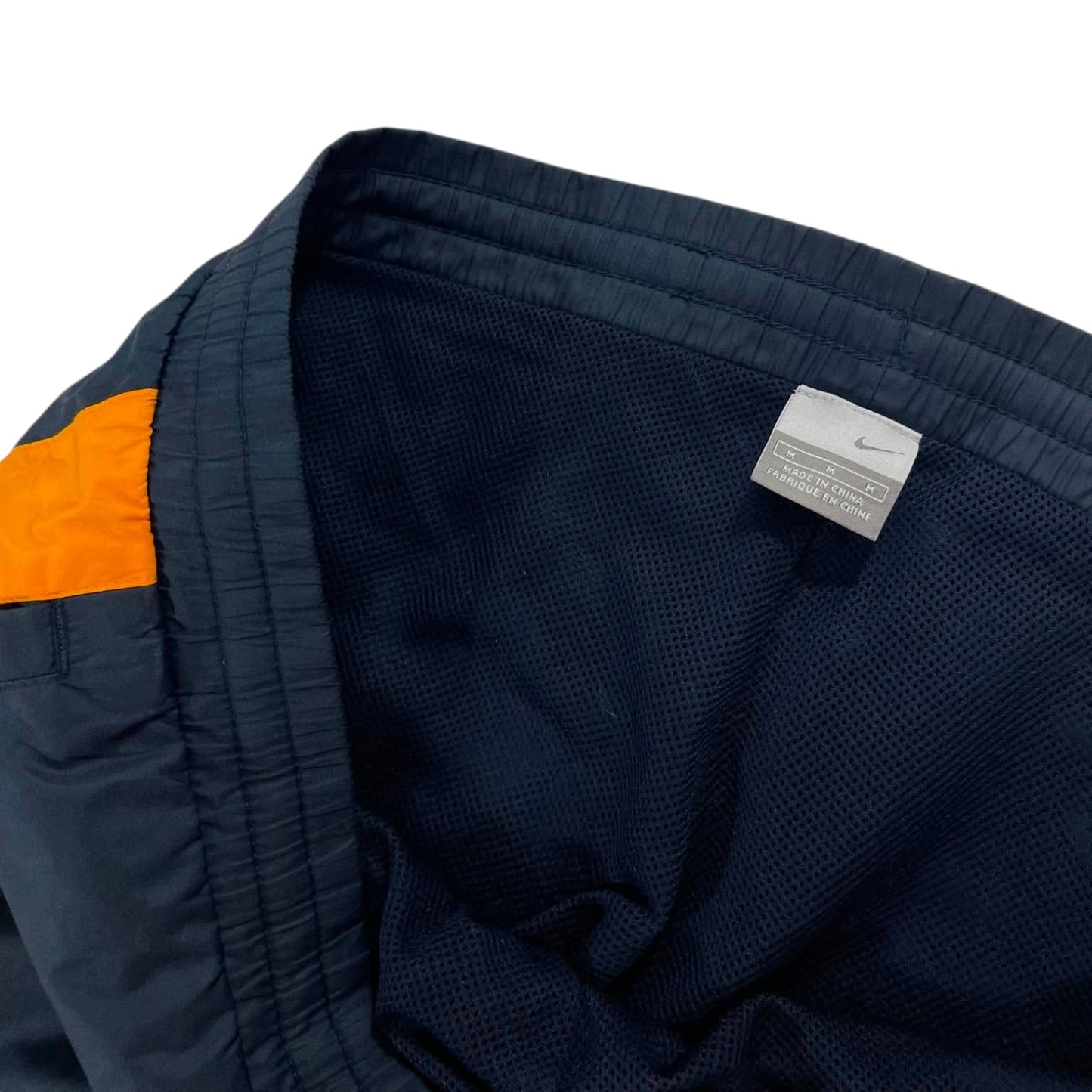 VINTAGE NIKE WIDE LEG TRACK PANTS (L)