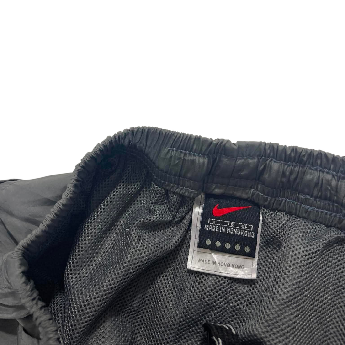 Y2K NIKE BAGGY GRAY TRACK PANTS ⁶ (L)