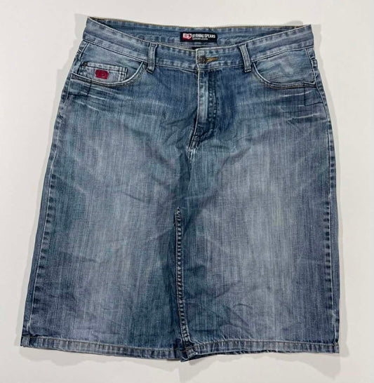 Y2K BLUE DENIM JORTS (34)