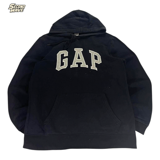 Y2K GAP BLACK HOODIE (M)