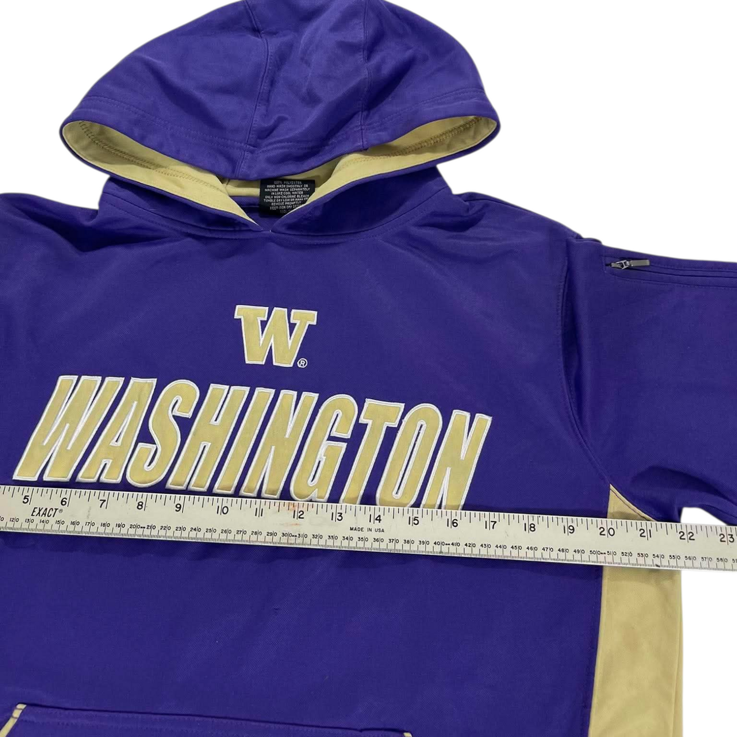 VINTAGE PURPLE UNIVERSITY OF WASHINGTON HUSKIES HOODIE (M)