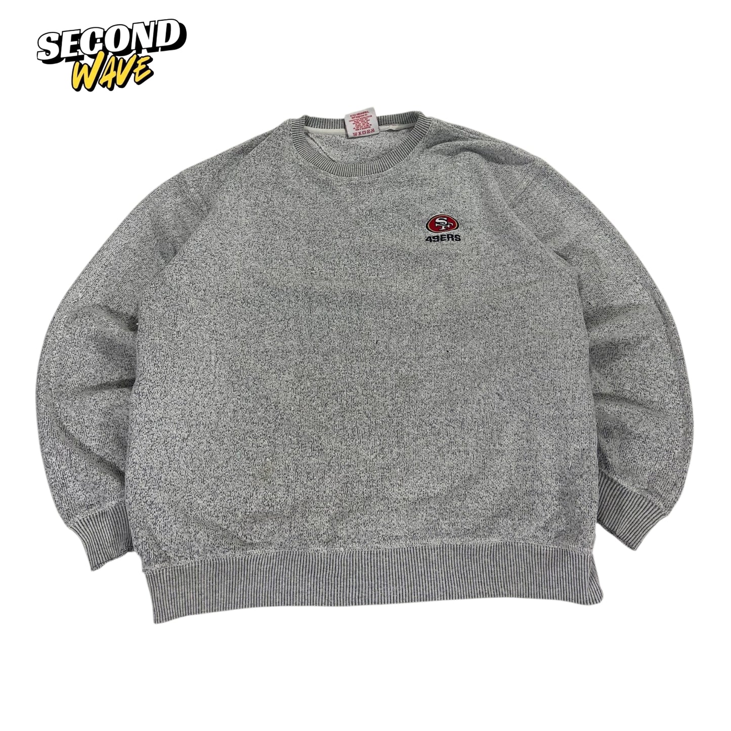 90S NFL 49ERS GRAY CREWNECK (L)