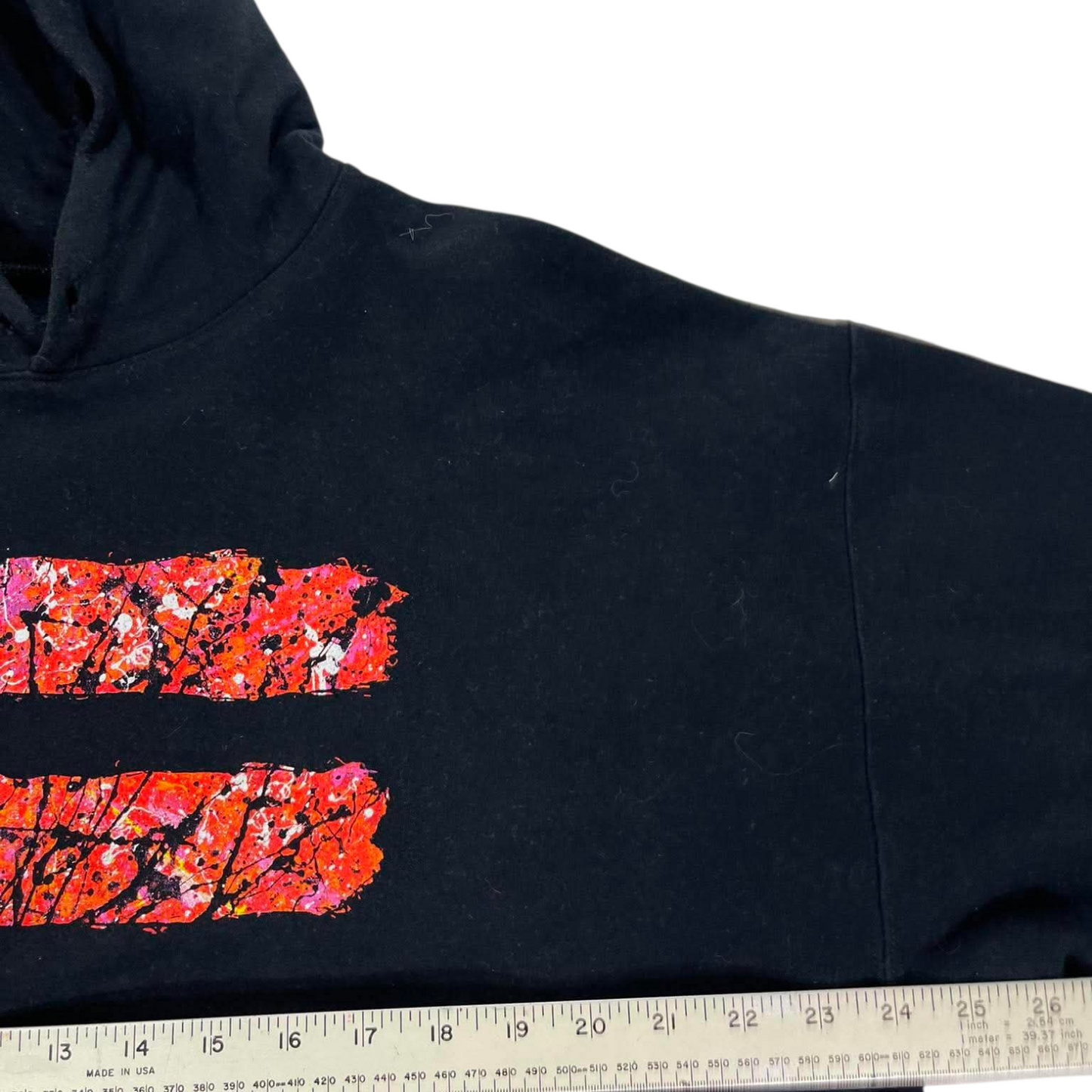 ED SHEERAN BLACK TOUR HOODIE (L-XL)