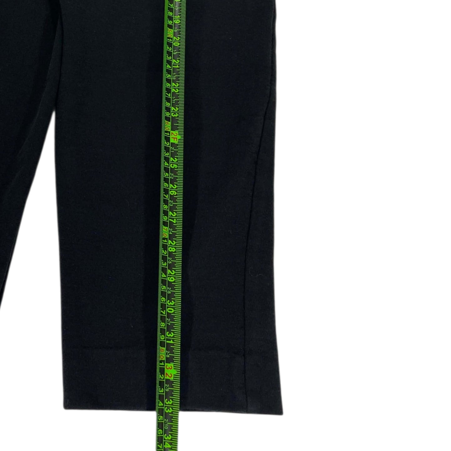 CHEQUER CLUB BLACK WIDE LEG SWEATPANTS (L)