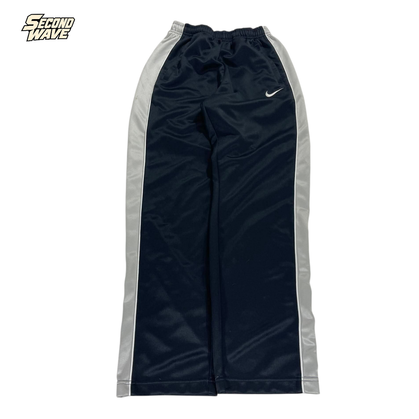 Y2K NIKE BLACK/GREY TRACK PANTS (M-L) ¹⁴