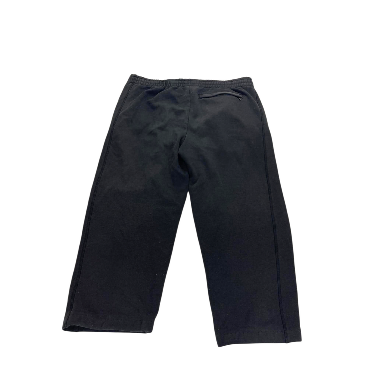 CHISEL 3/4 BLACK BAGGY SWEATPANTS (L)