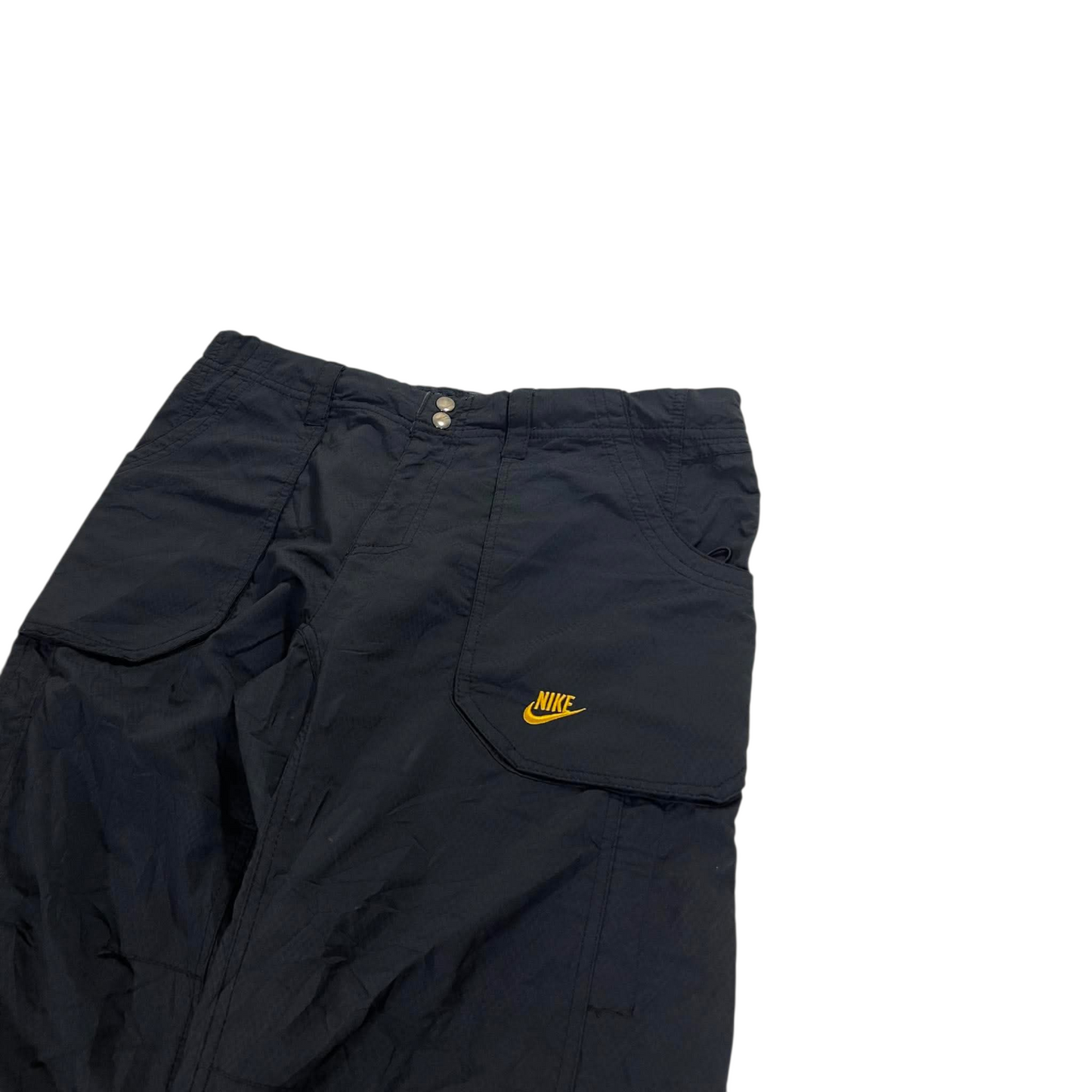 VINTAGE NIKE BLACK TRACK PANTS (XL) ⁸