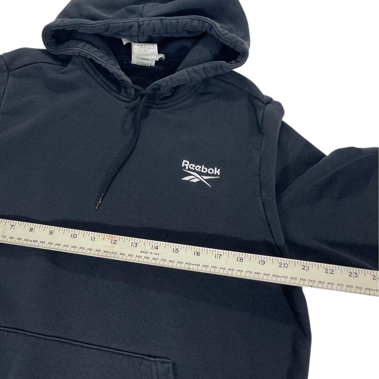 VINTAGE REEBOK BLACK HOODIE (L)