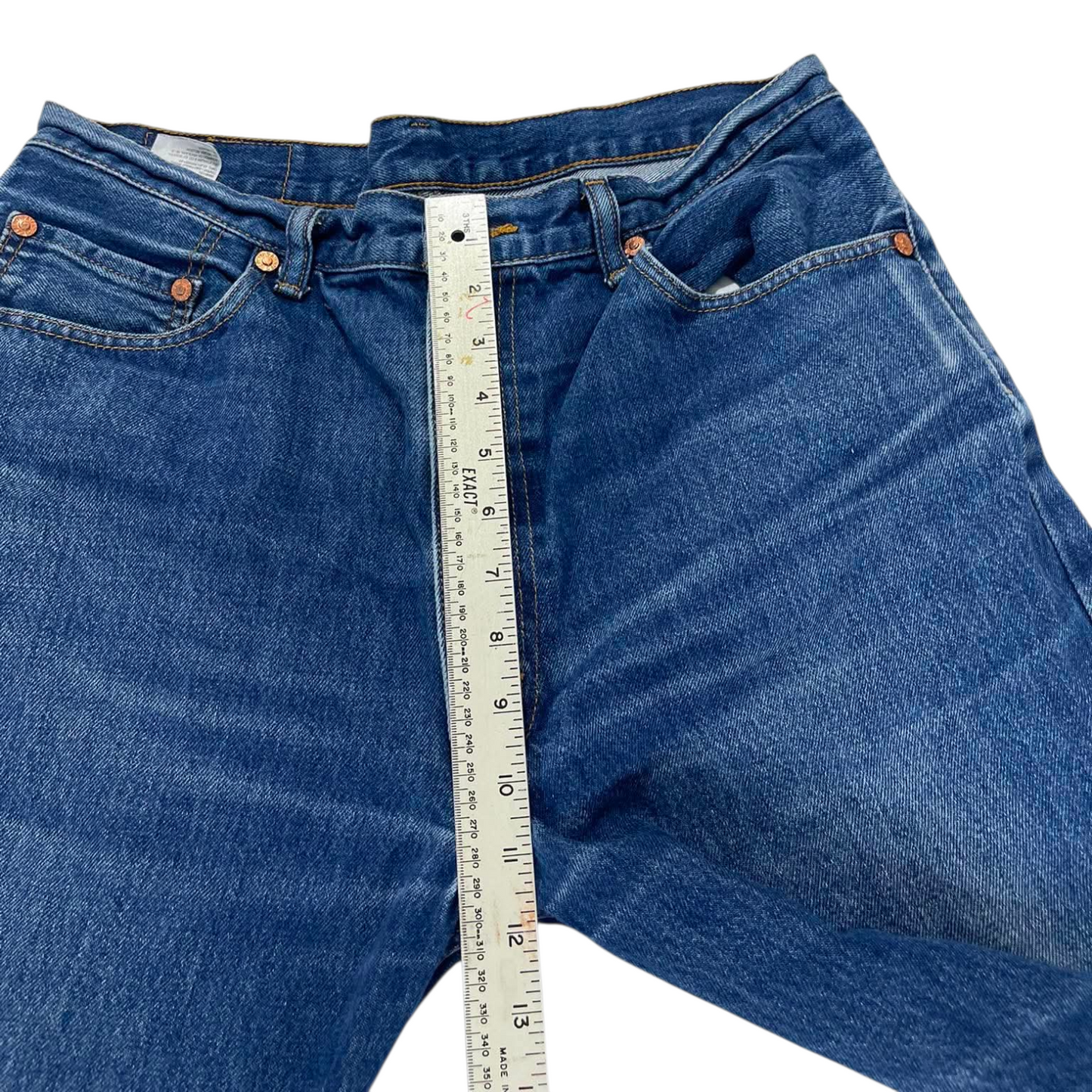 VINTAGE LEVI'S BLUE DENIM JEANS (34)