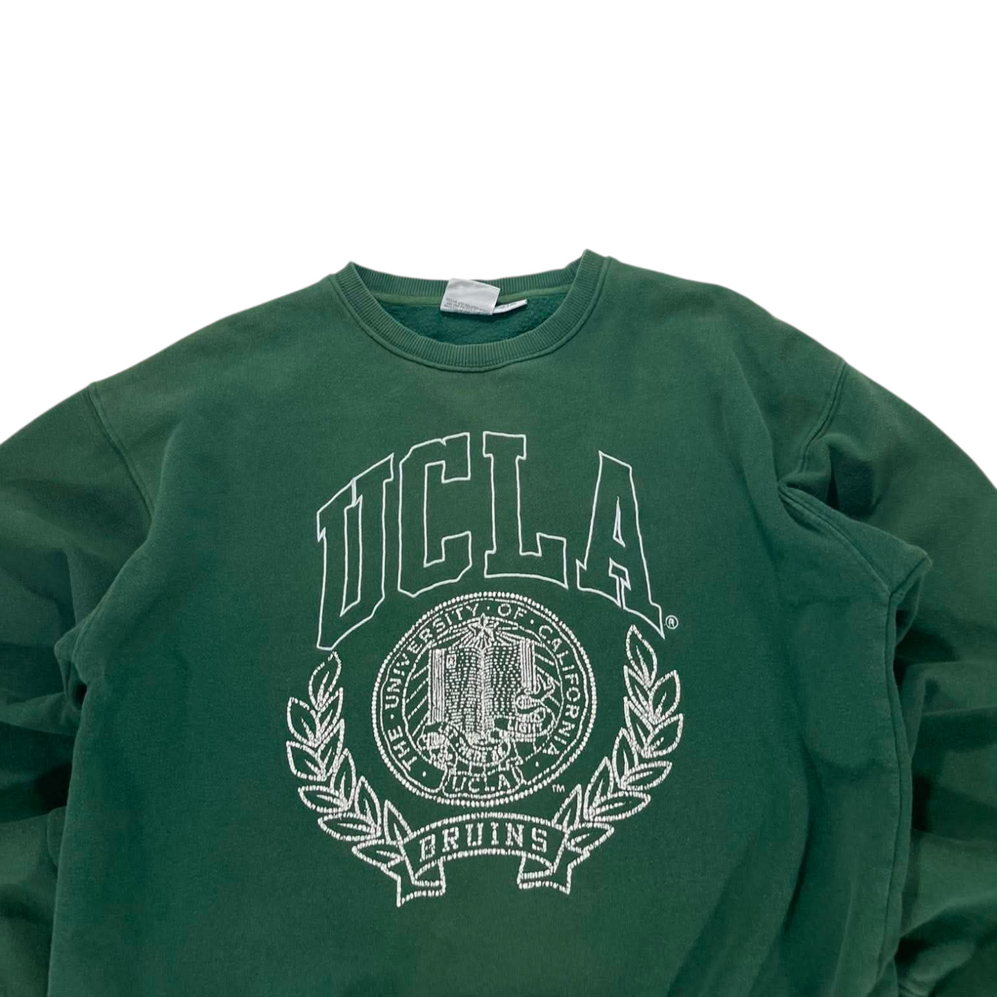 VINTAGE UCLA GREEN CREWNECK SWEATSHIRT (M)
