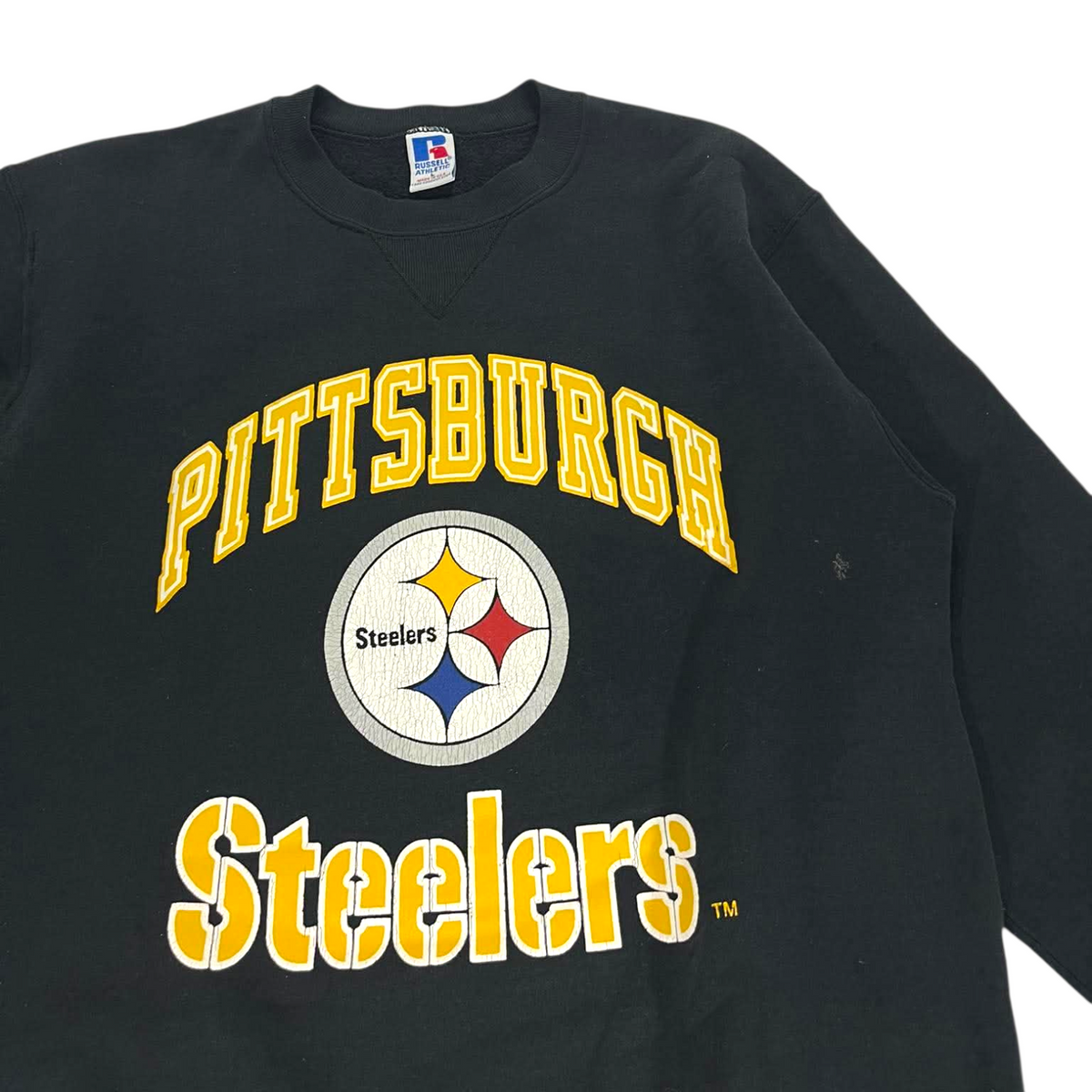 VINTAGE RUSSELL ATHLETIC STEELERS CREWNECK (L)