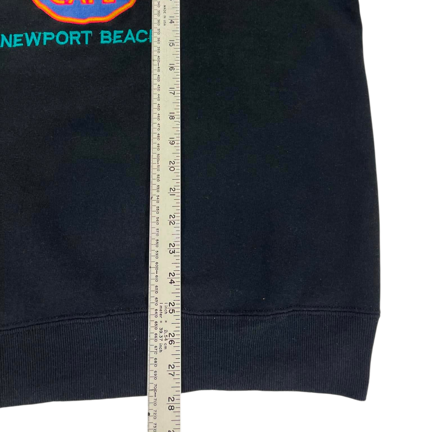 VINTAGE HARD ROCK CAFE NEWPORT BEACH BLACK SWEATSHIRT (L)
