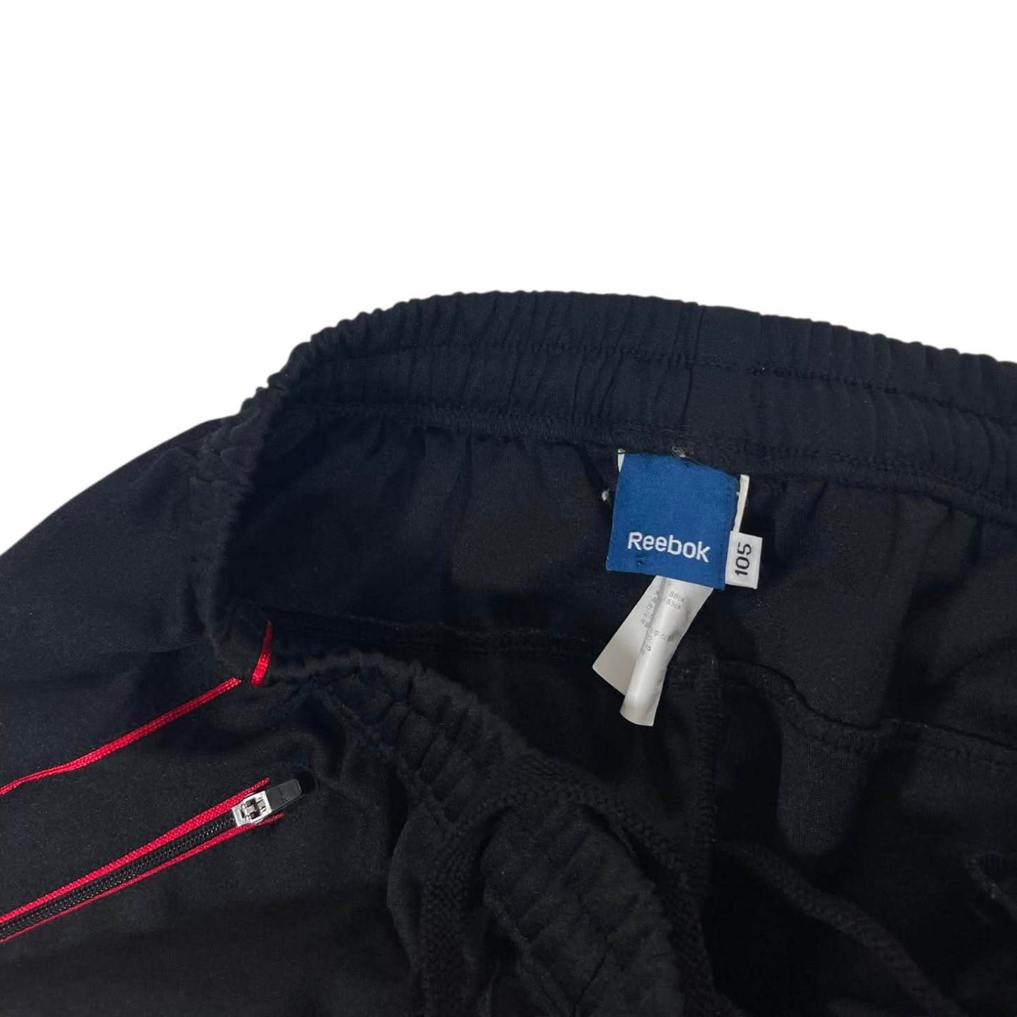 REEBOK BLACK TRACK PANTS (S-M)
