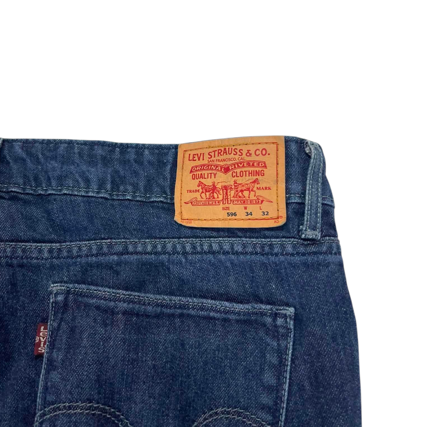 LEVI'S 505 BLUE JEANS (34/36)