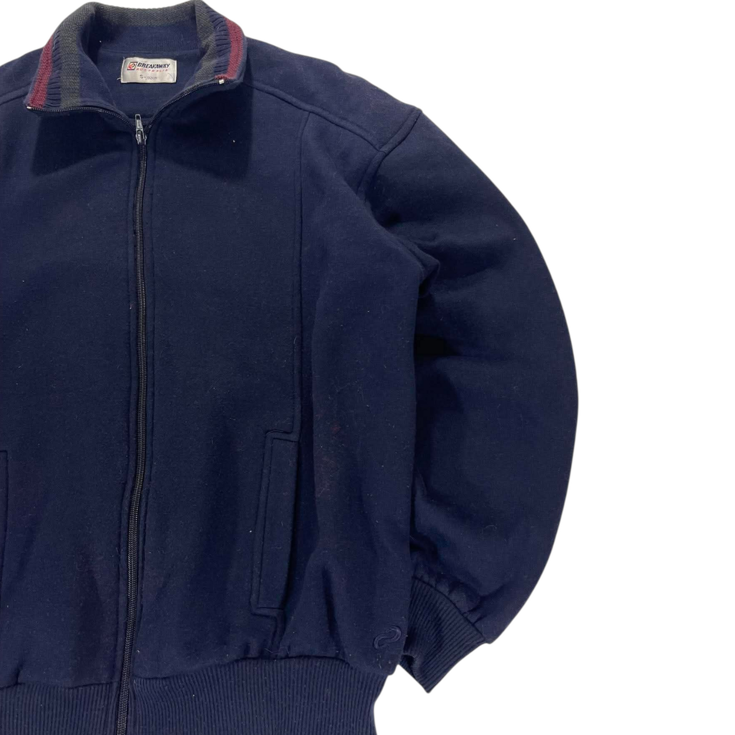 BREAKAWAY NAVY BLUE ZIP UP JACKET (M)