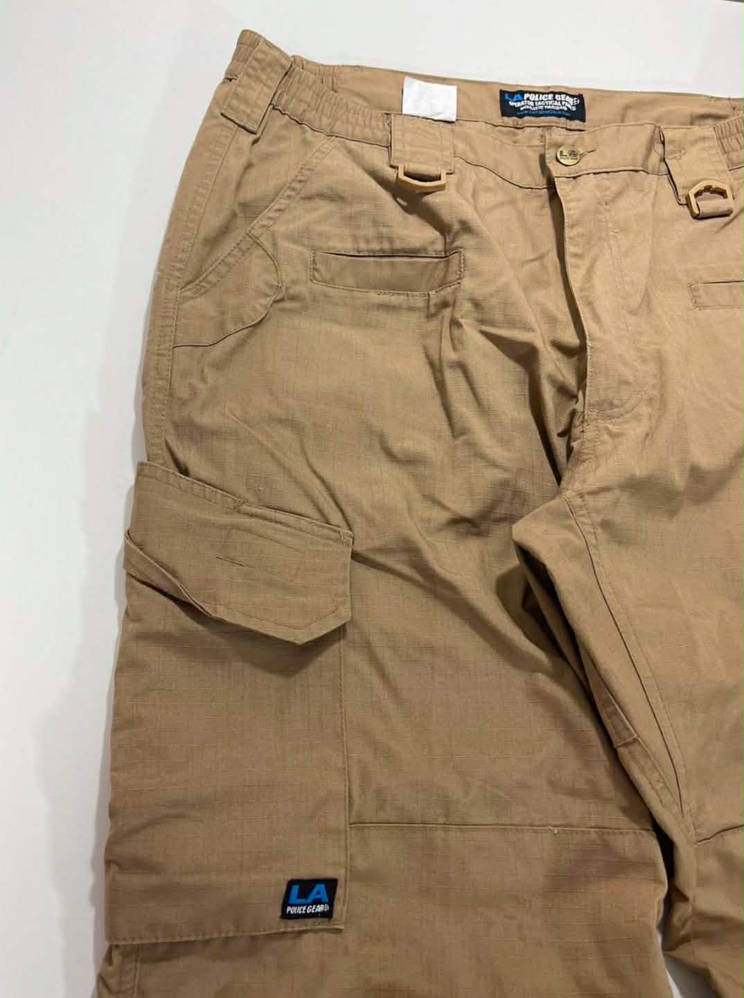 LA POLICE TACTICAL GEAR TAN CARGO PANTS (34)
