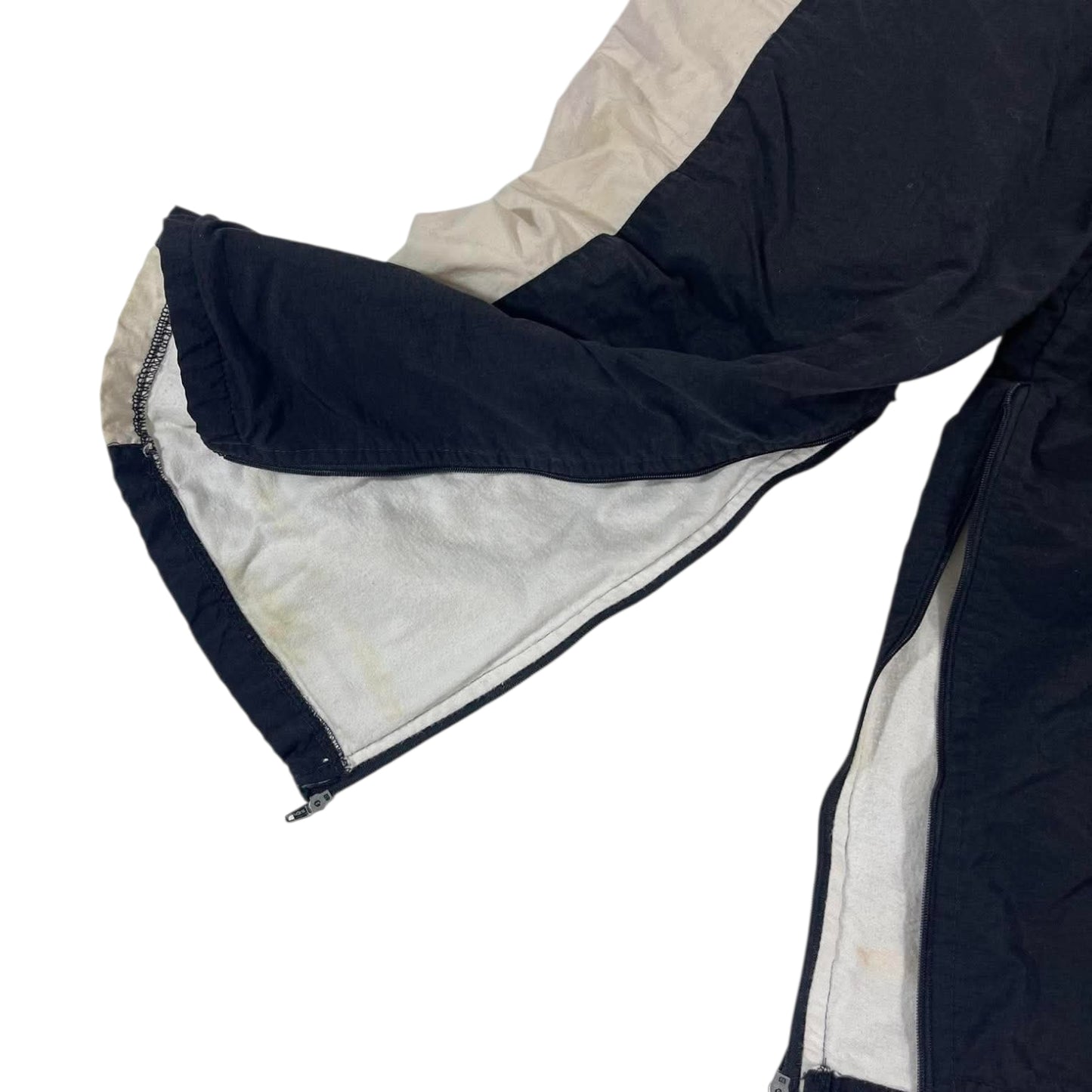90S BLACK AND WHITE TRACK PANTS (S)