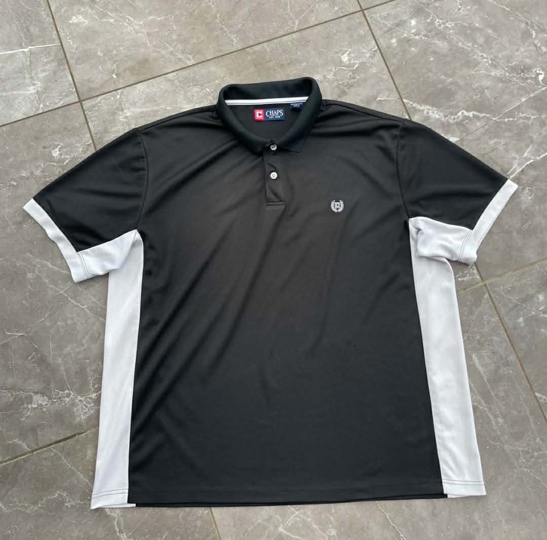 CHAPS POLO SHIRT WITH EMBROIDER LOGO (L-XL)