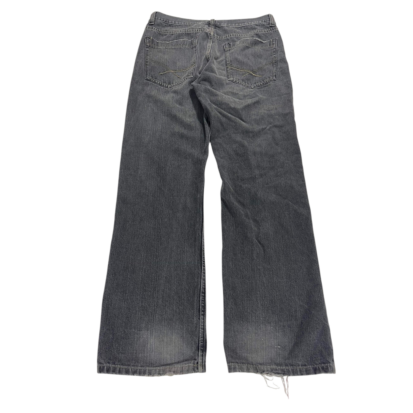 Y2K CHD BLACK DENIM JEANS (34)