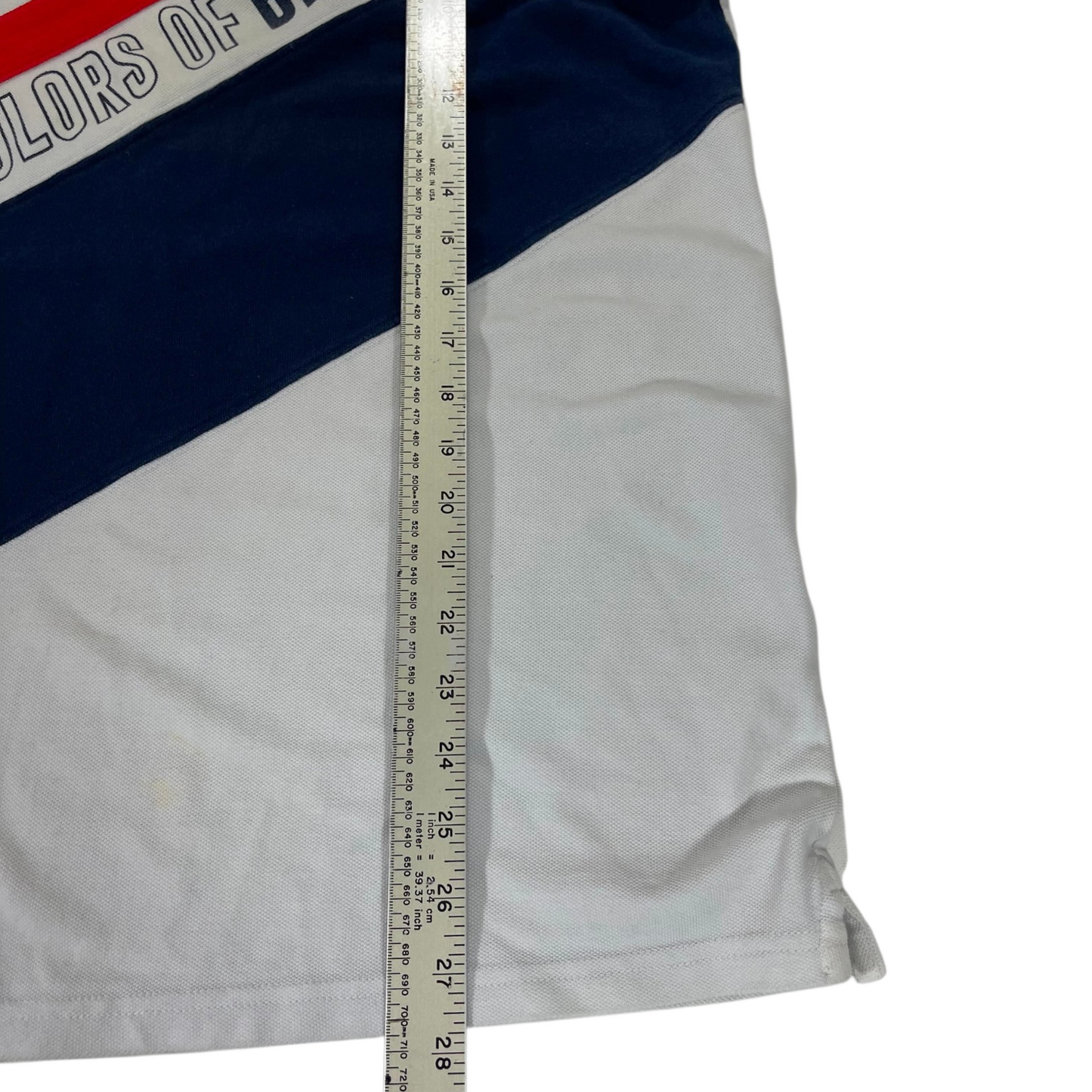 UNITED COLORS OF BENETTON WHITE POLO (S-M)