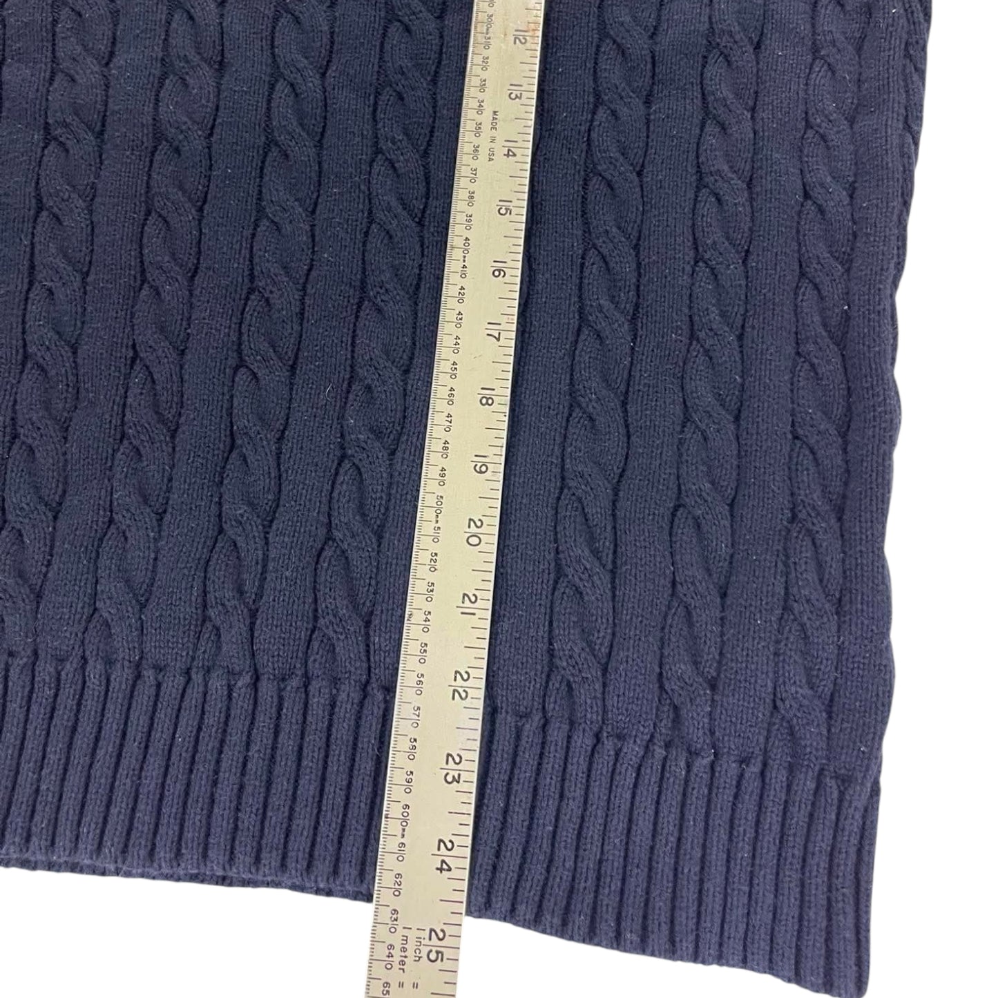 GLASSONS KNIT NAVY BLUE SWEATER (M)