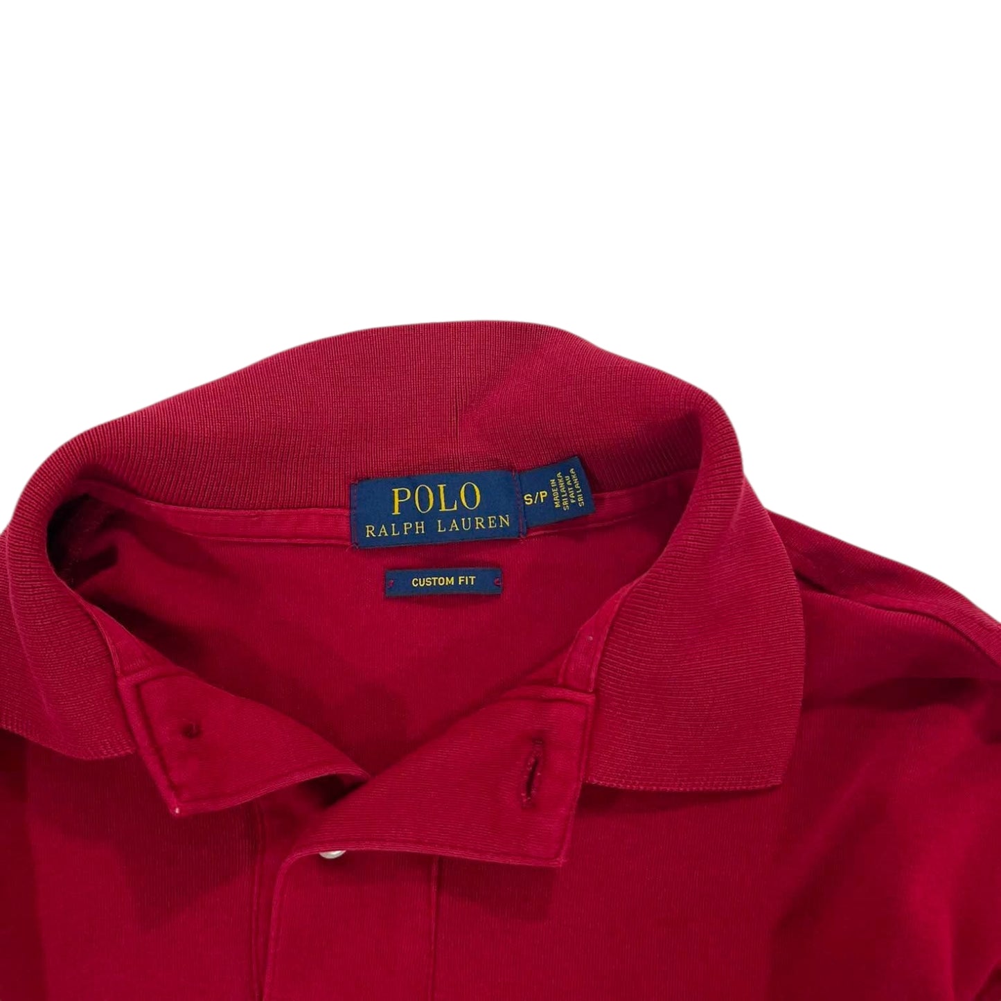 RALPH LAUREN POLO RED LONGSLEEVE (M)