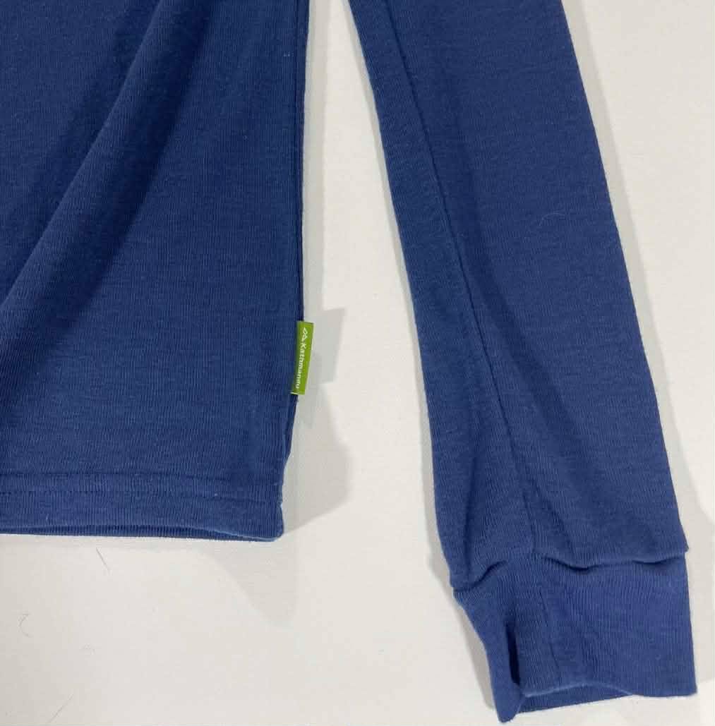 KATHMANDU BLUE LONG SLEEVED TOP (M-L)