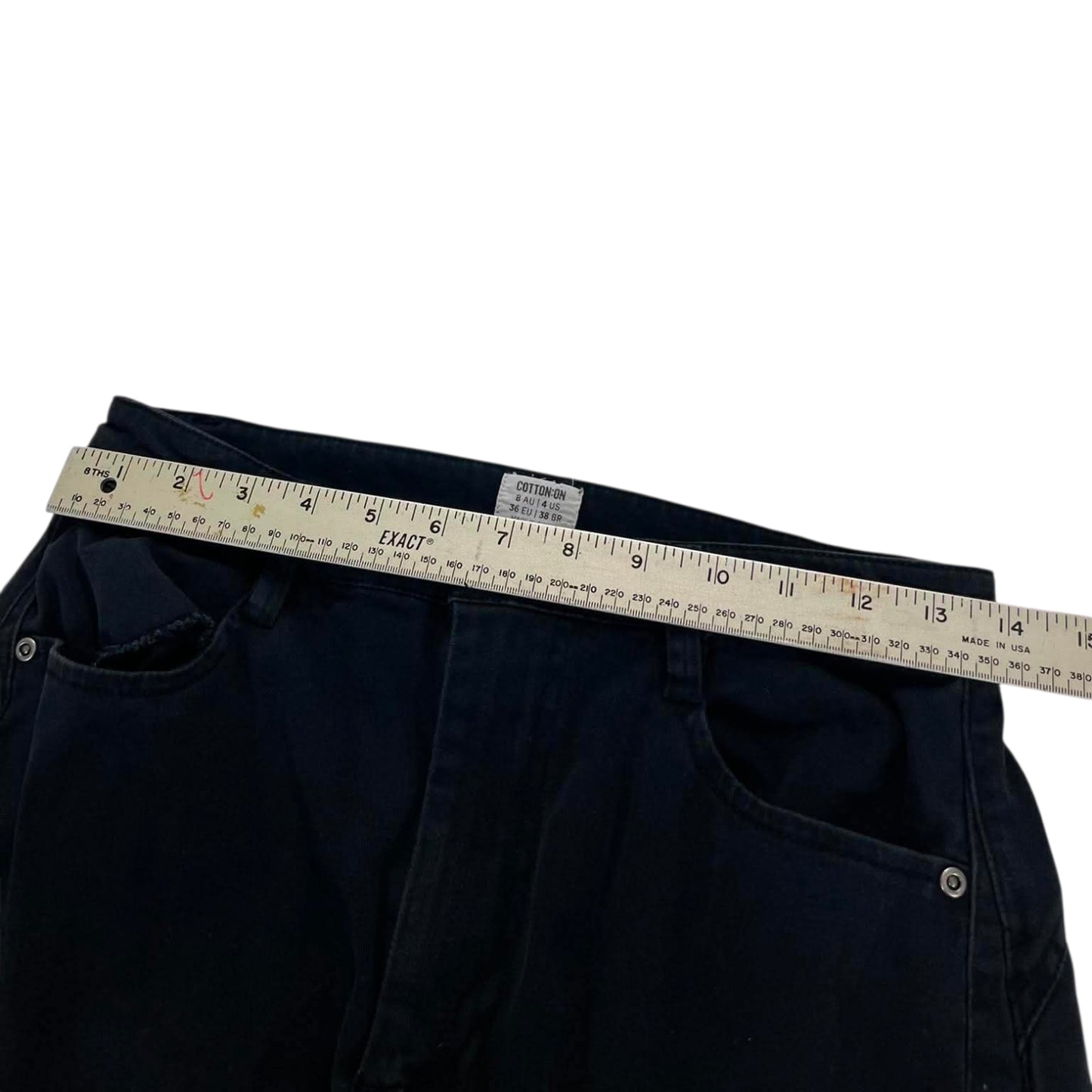 BLACK COTTON ON WIDE LEG CARGO PANTS (28)