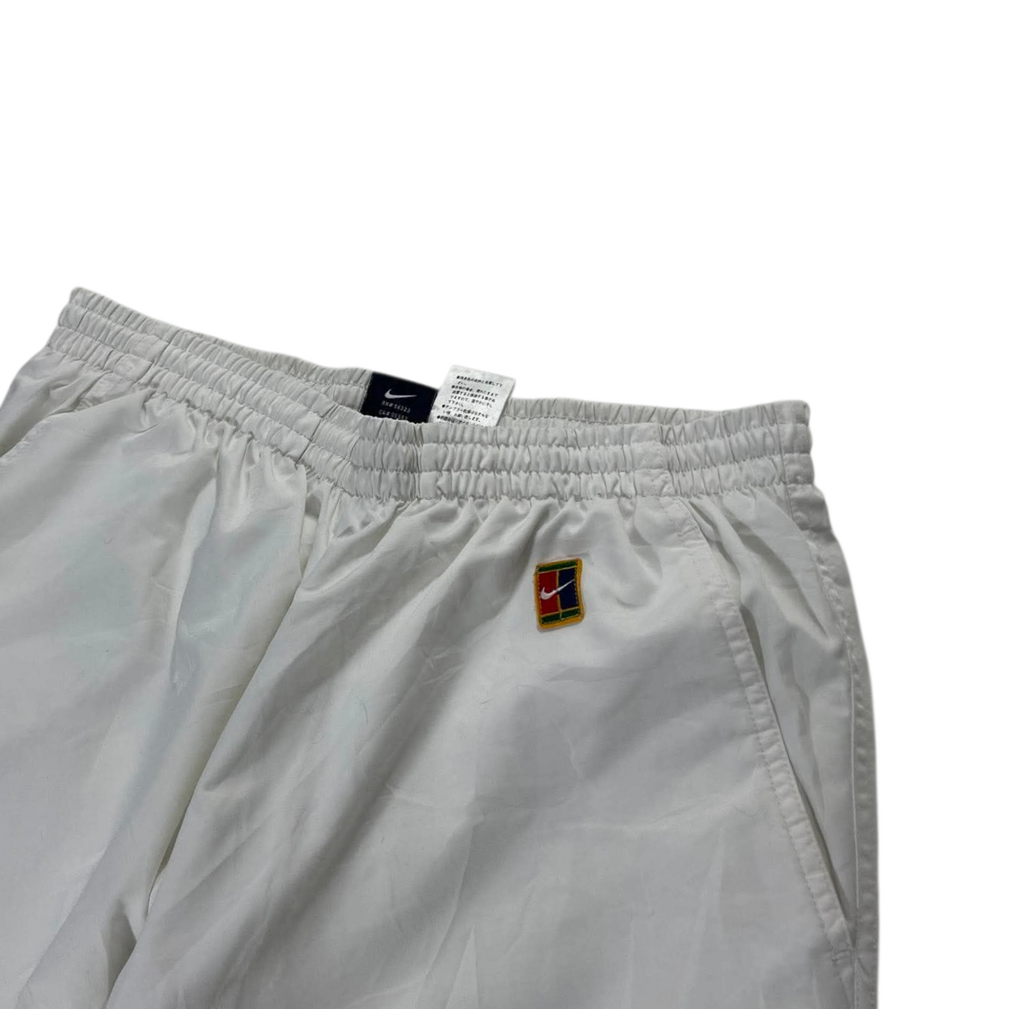 VINTAGE NIKE WHITE TRACK PANTS (L) ¹⁶