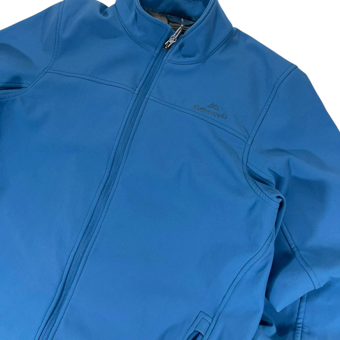 KATHMANDU BLUE SOFTSHELL JACKET (L)