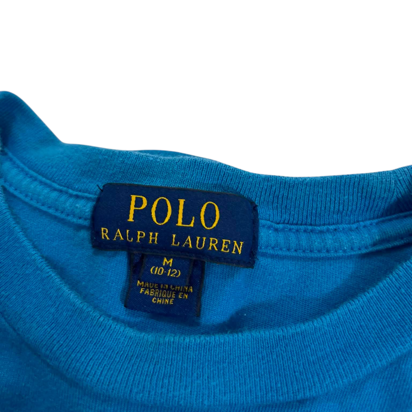 POLO RALPH LAUREN BLUE CREWNECK (M)