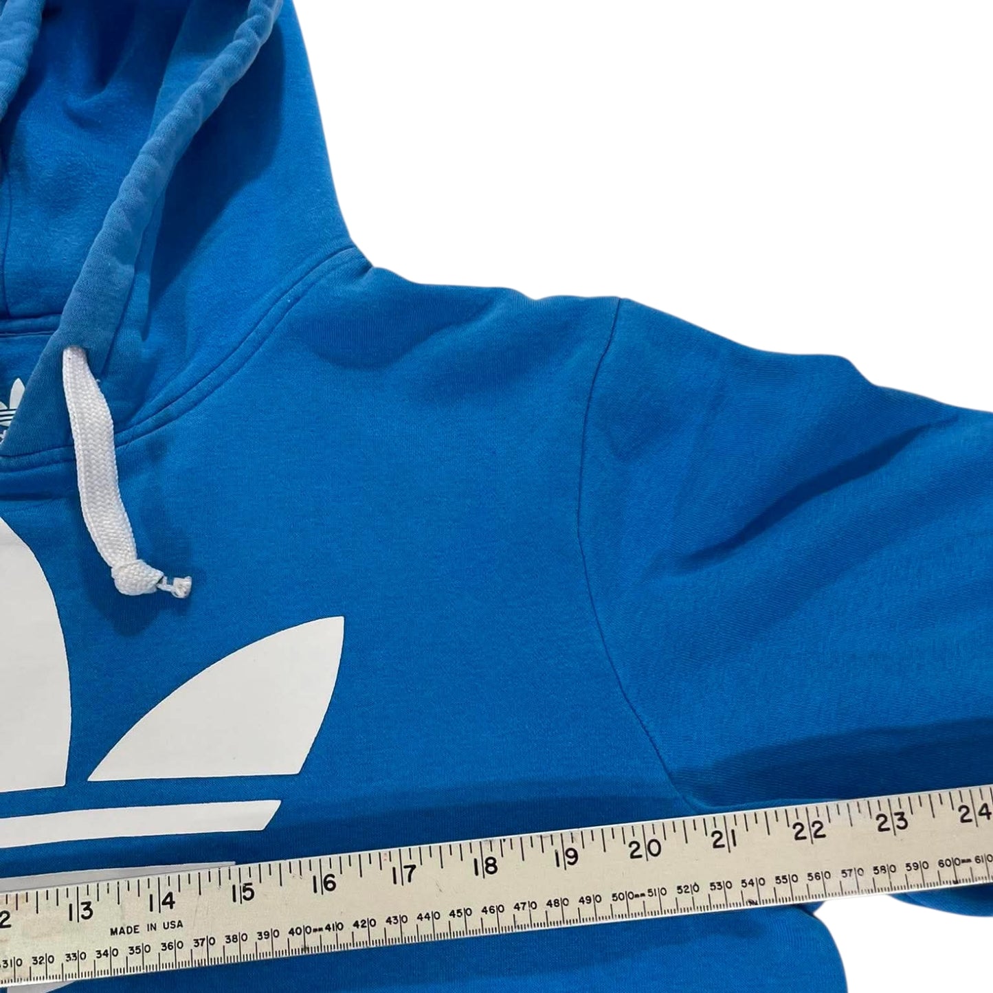 CLASSIC BIG LOGO ADIDAS BLUE HOODIE (M)