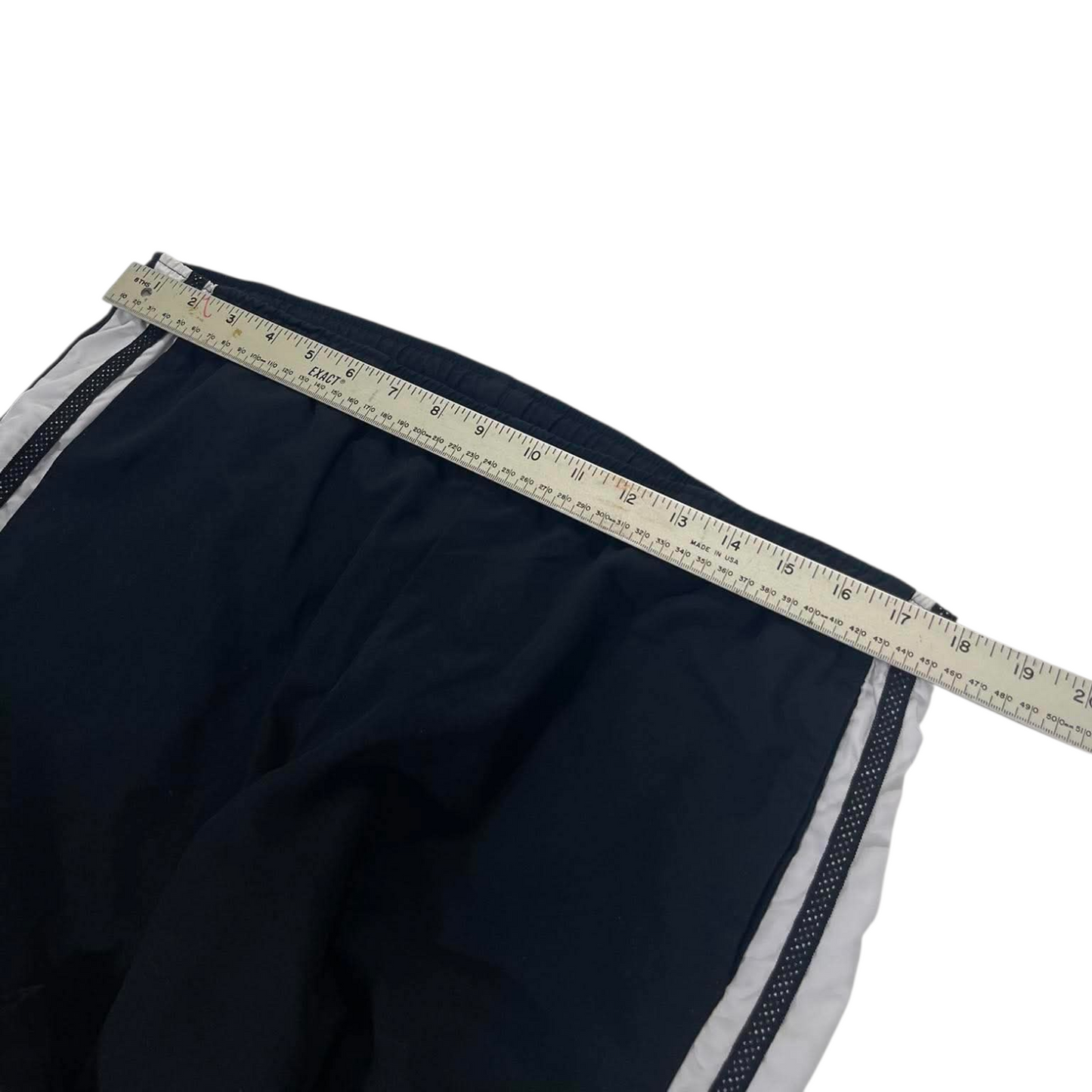 NIKE BLACK/WHITE TRACK PANTS ² (L, 12-14)
