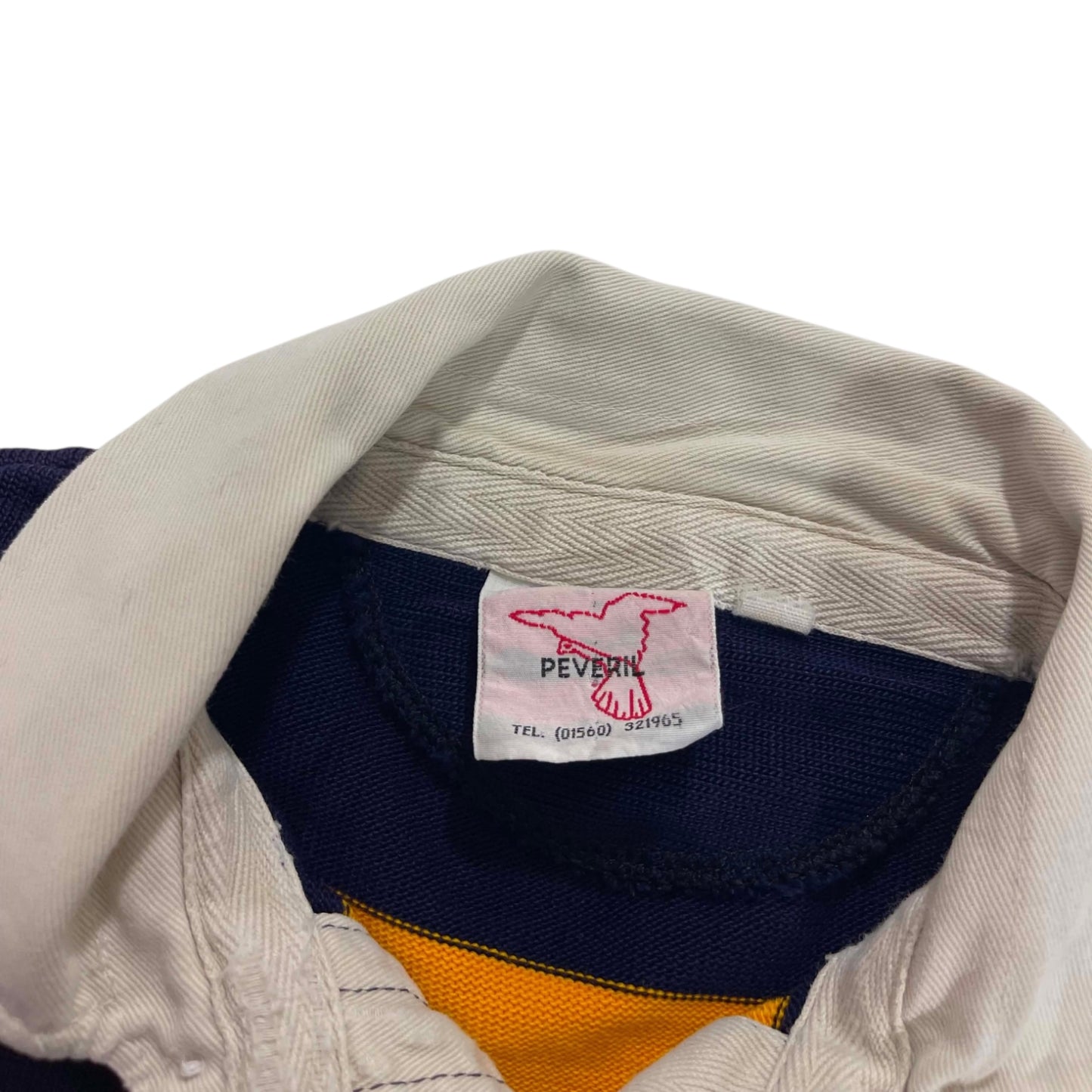 VINTAGE HEAVYWEIGHT PEVERIN RUGBY SHIRT (L)