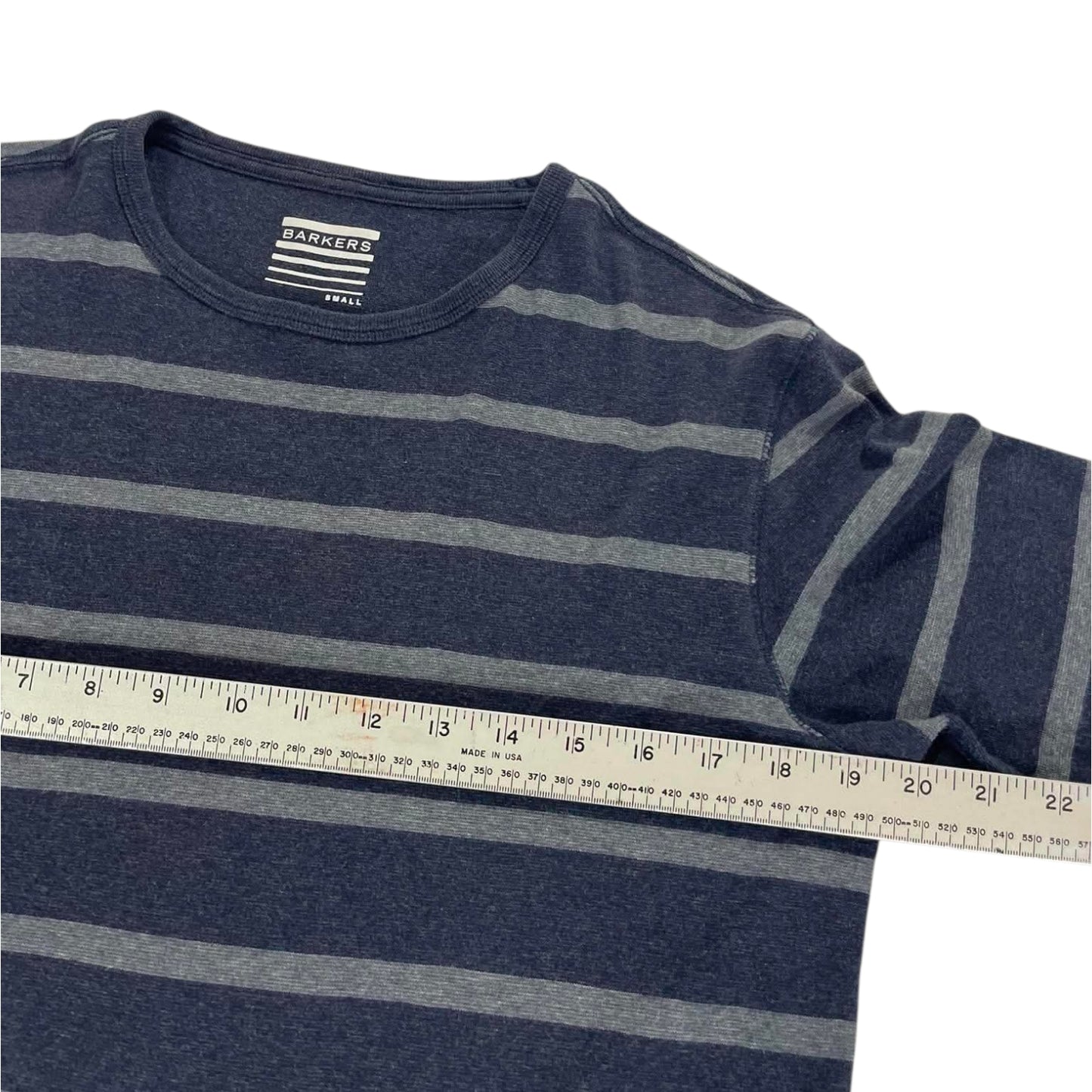 BARKERS NAVY STRIPED LONG SLEEVE (S)