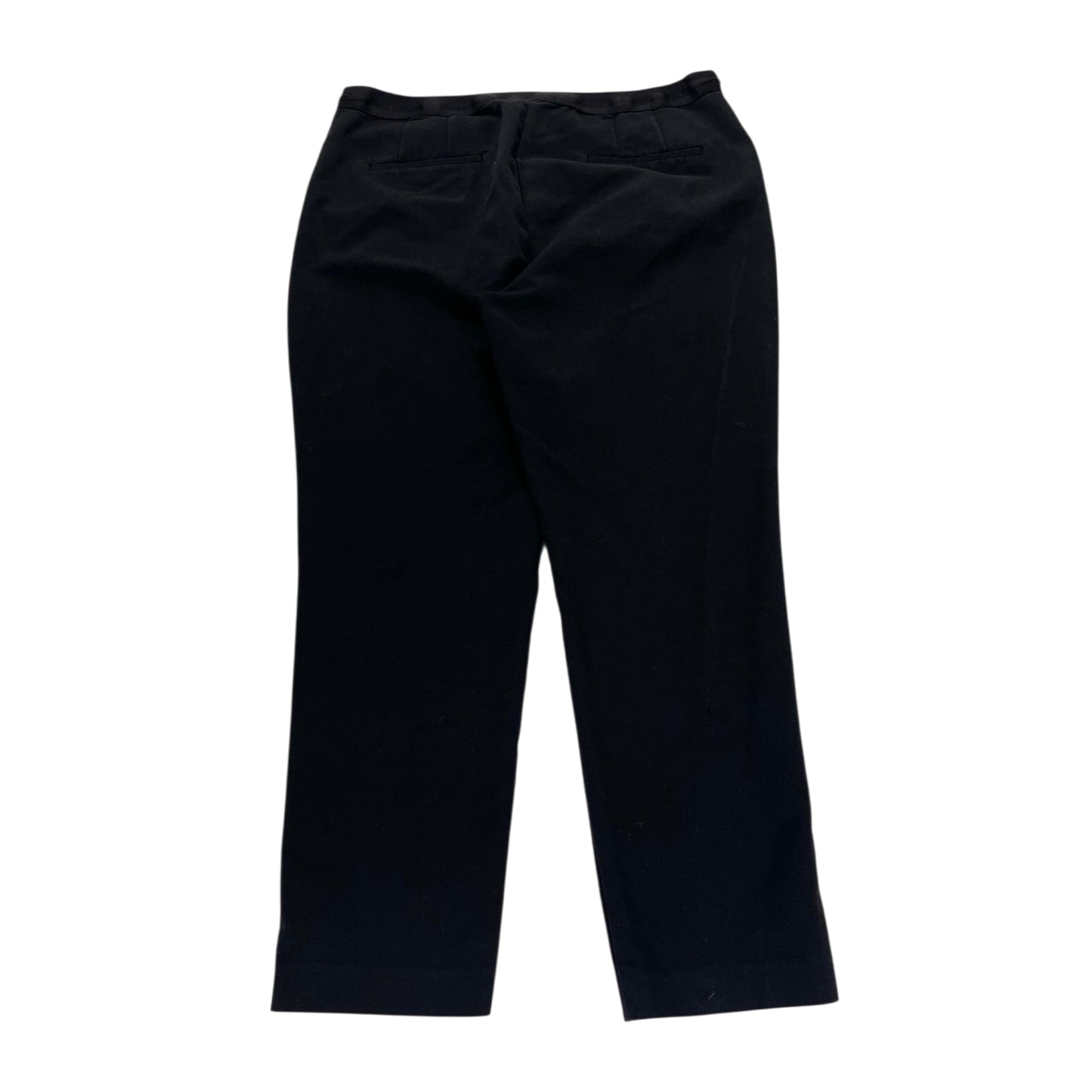 BLACK STRAIGHT LEG PANTS (34)