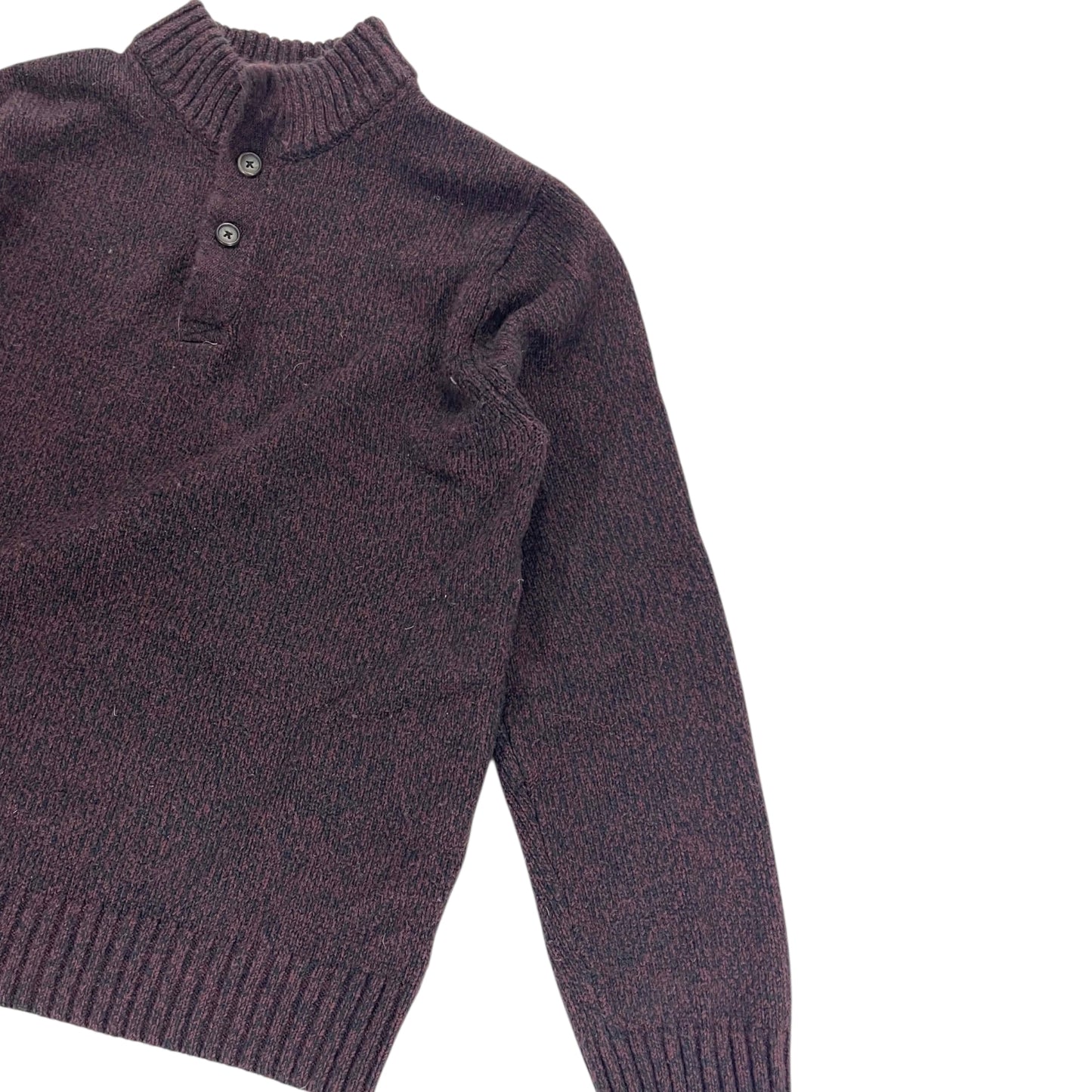 VINTAGE CHISEL KNITTED BUTTON SWEATER (L)