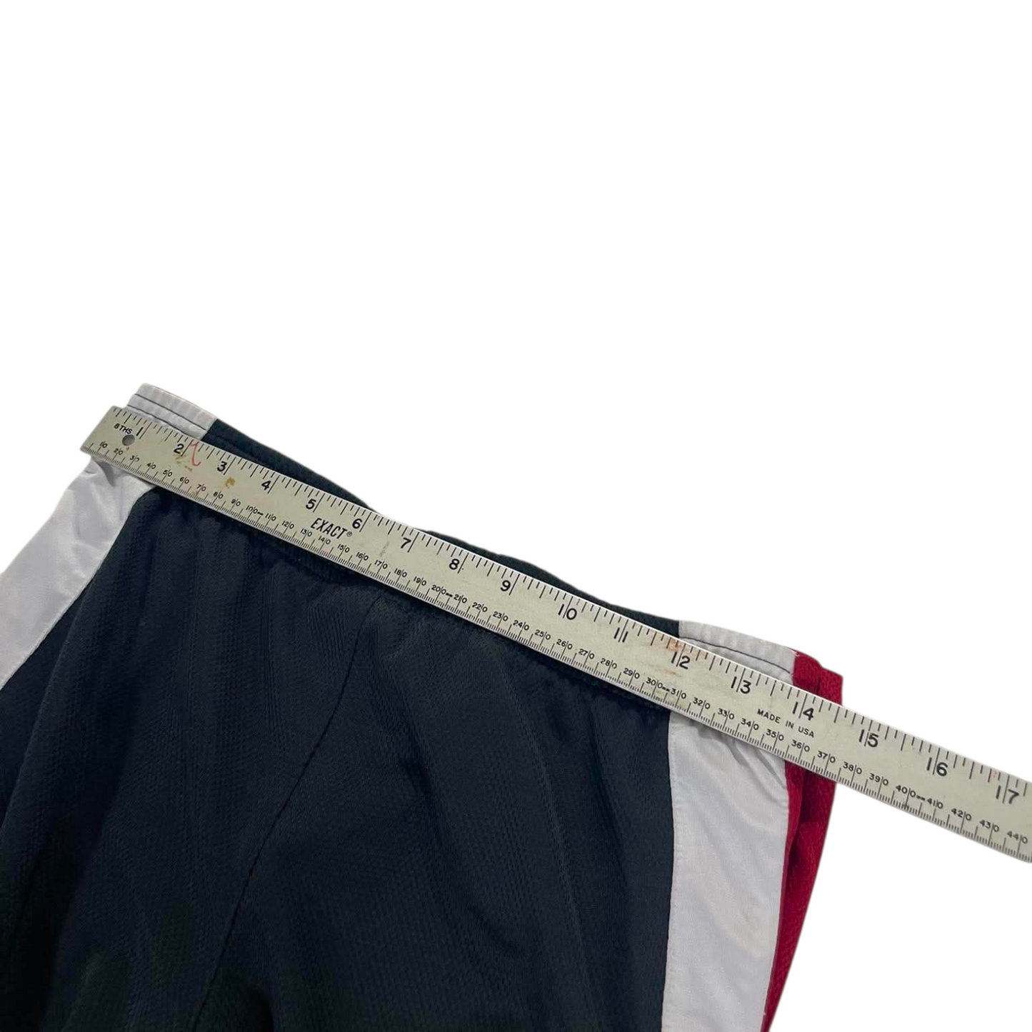 VINTAGE NIKE GREY/RED TRACK PANTS ³ (M, 10-12)