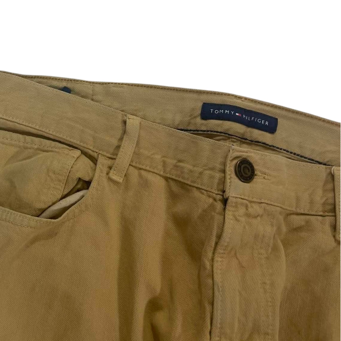 VINTAGE TOMMY HILFIGER TAN CHINO PANTS (38)