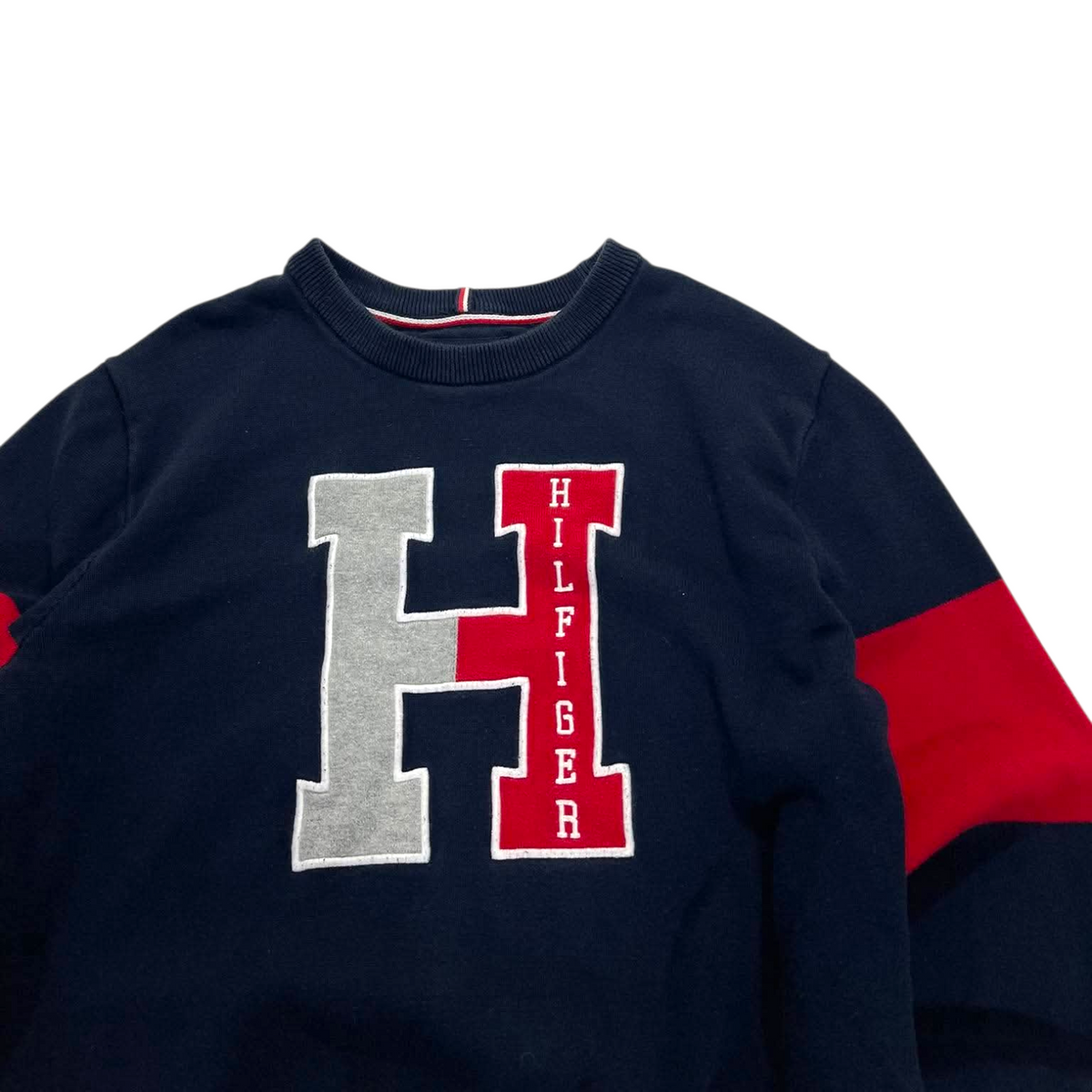 TOMMY HILFIGER NAVY BLUE SWEATER (L)