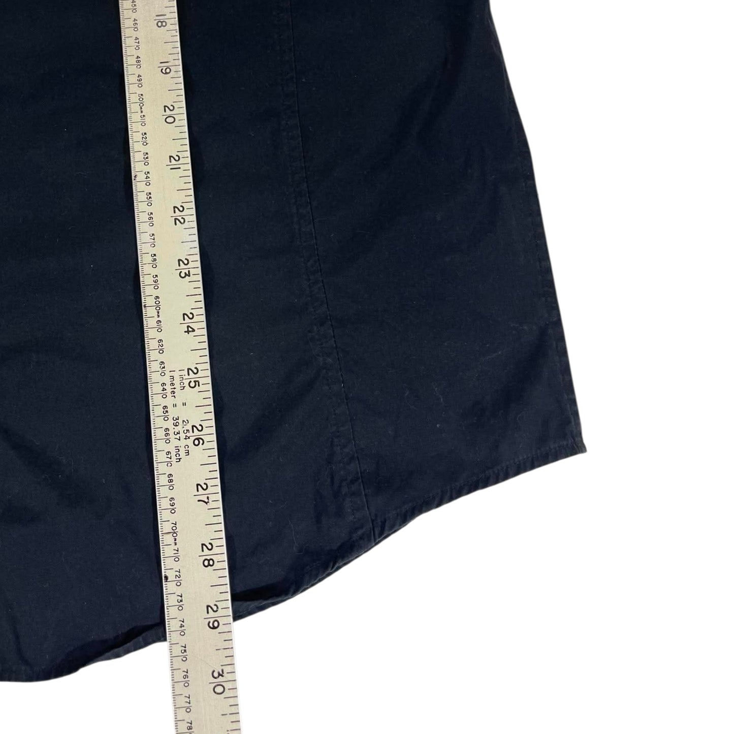 CLASSIC PLAIN BARKERS BLACK TAILORED BUTTON UP (L)