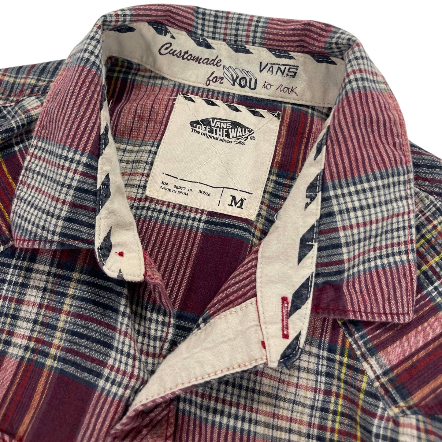 Y2K VANS PLAID FLANNEL (M)