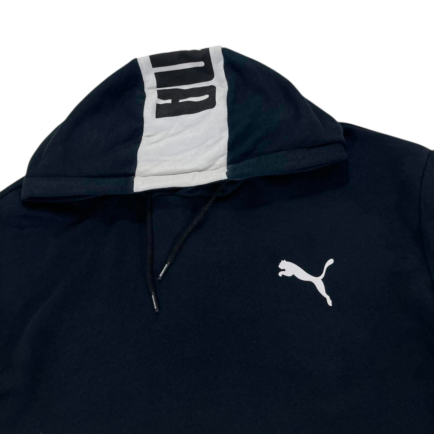 PUMA HOODIE WITH WHITE ACCENTS (L)