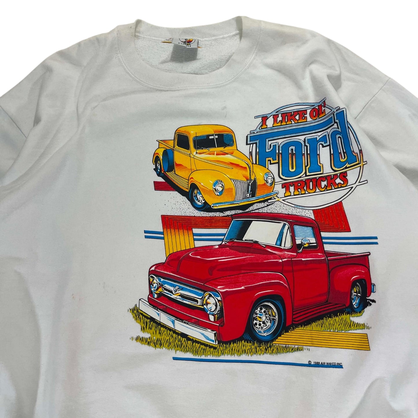 90S HOBIE FORD TRUCKS SWEATSHIRT (XL)