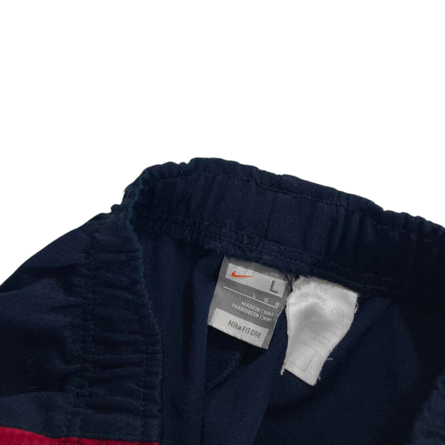 NIKE NAVY BLUE TRACK PANTS (L) ⁵
