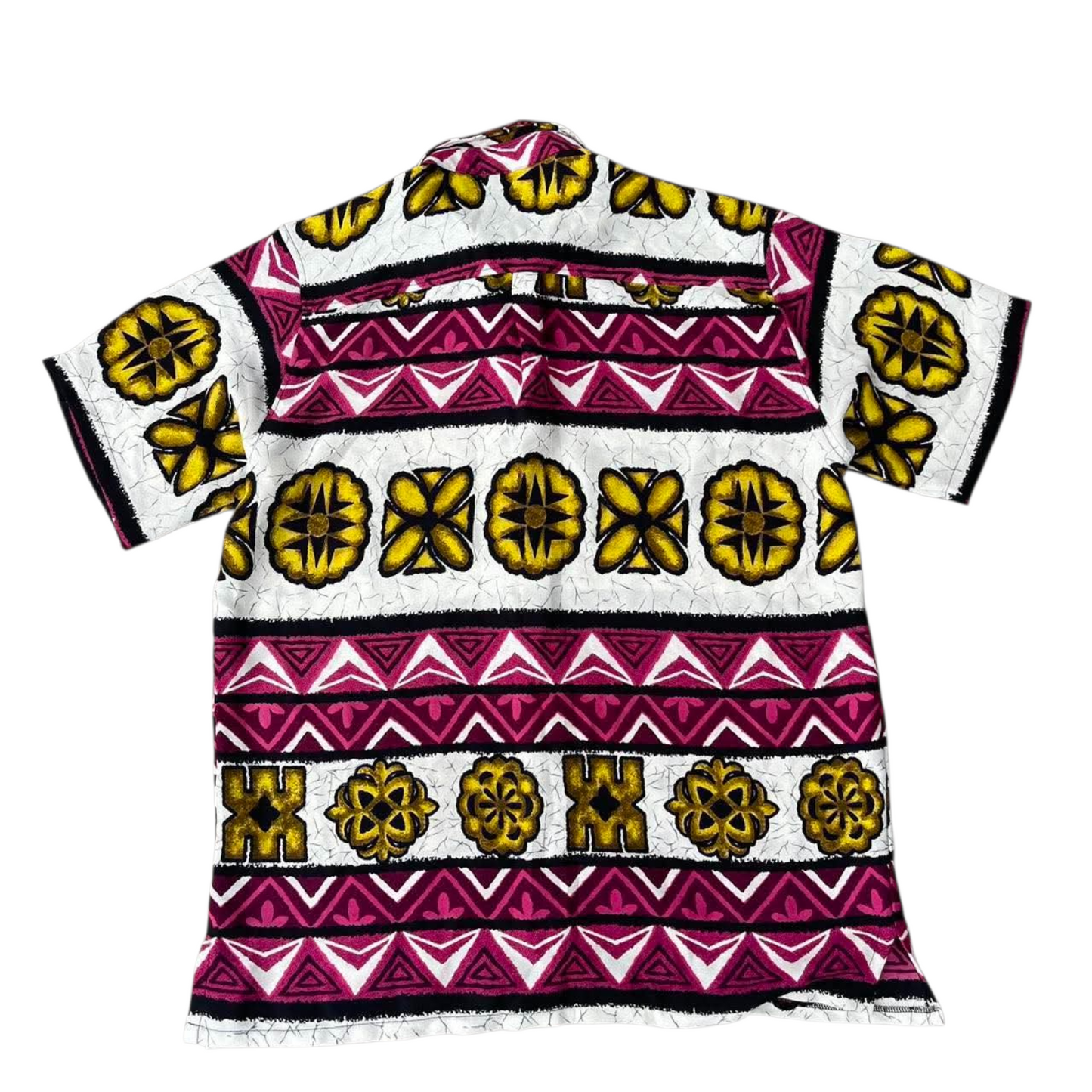 AFRICAN PRINT BUTTON UP SHIRT (L)
